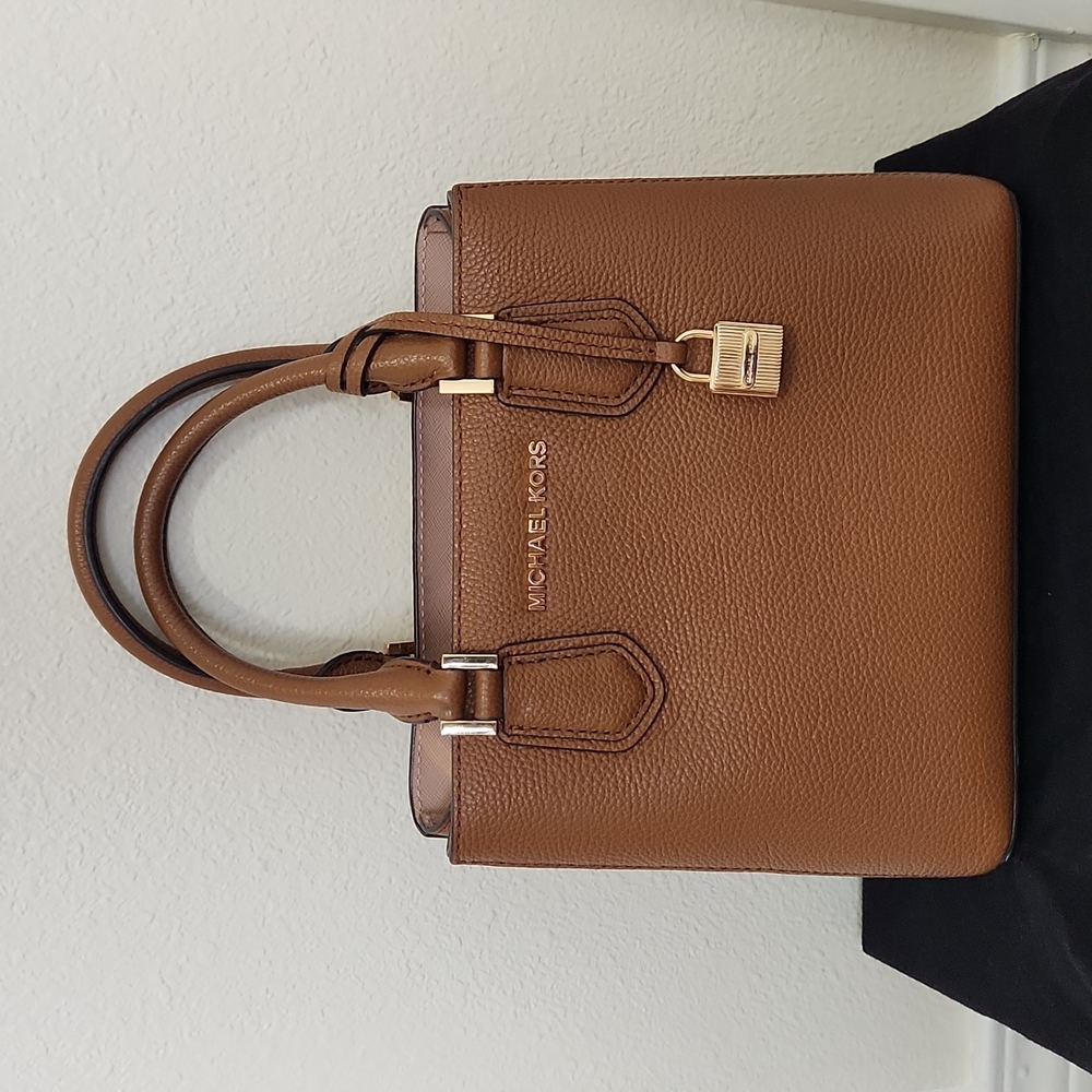 Mini Pebbled Leather Michael Kors Bag with Cross Body Strap